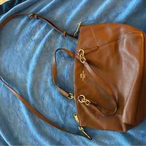 Coach Brown Leather Shoulder Bag